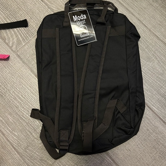 Moda Black Backpack - Picture 2 of 2